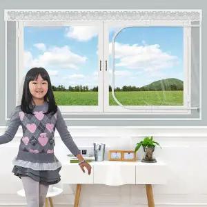 다샵 창문 지퍼 방풍비닐 커튼 150x120