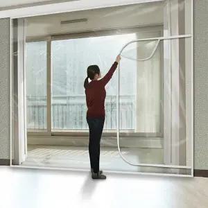 다샵 베란다 지퍼 EVA방풍비닐 커튼 350x190