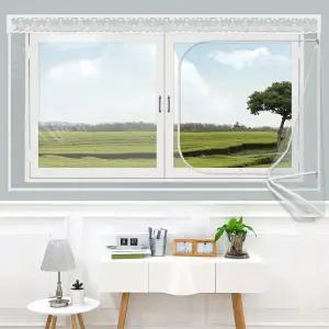 다샵 창문 베란다 지퍼 방풍비닐 커튼 300x120/200x165