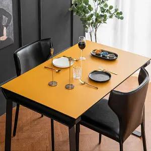 가죽 식탁매트 방수 식탁보 테이블보 (80x140)