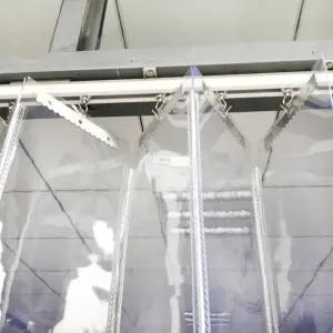 업소용 비닐커튼 레일 가림막 투명 겨울 차단 방한 커튼 바람막이