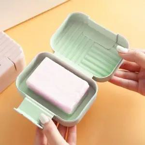 ( )비누 케이스 받침대 홀더 휴대용 물빠짐 거치대 수납 보관 보관함 여행용 샴푸 바보관