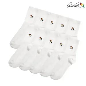 아놀드파마 여자중목양말 발목조임 편한 갑종 골지 흰색 양말 10족 국산 선물
