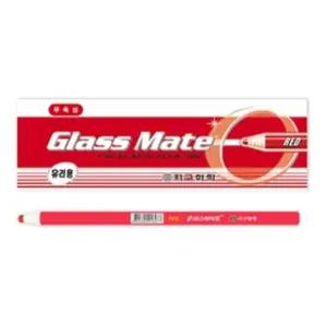 지구화학 글라스메이트 축지식 채점용 색연필 빨강 적색 유리용 144개입) 글라스메이트