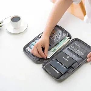 여권지갑 여행용 방수 다용도 티켓 동전 보관 포켓 케이스