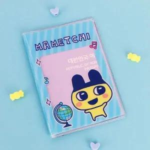 WL 다마고치 마메치 트윙클 여권케이스-블루