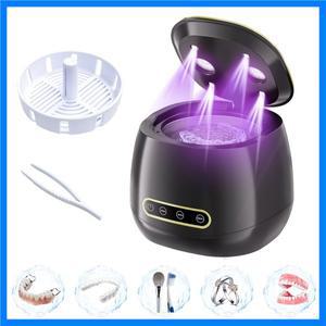 자동 초음파 틀니 세척기 USB 딥 클리닝 머신 보석 시계줄 치과용 액세서리 48KHZ