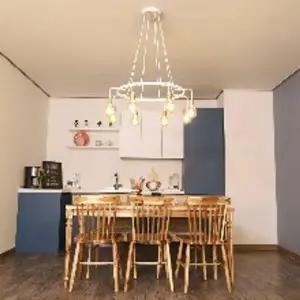 [하프클럽/]팬던트 조명 파츠 화이트 골드 온 8등 6793-8