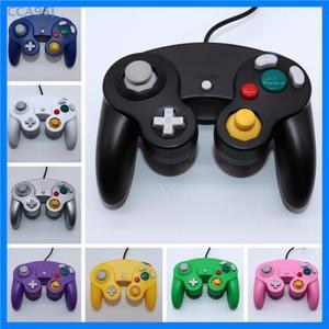 NGC 게임 콘솔 용 1 개 GameCube NGC 단일 버튼 유선 게임 패드 조이스틱 용 DIY 액세서리 게임 컨트롤러