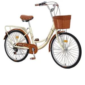 바구니자전거 출퇴근 여성 예쁜 26인치 24인치 아줌마 22인치 디자인 이쁜 자전거
