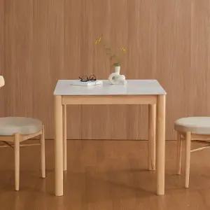 루빈 라운드 800 2인 세라믹 식탁 단품)