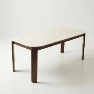 모네드 세라믹 원목 1800 6인 식탁 테이블