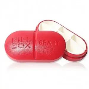 OOU 폴리프로필렌 재질 6PART 여행용 알약 케이스 용품 약통 미니 디자인