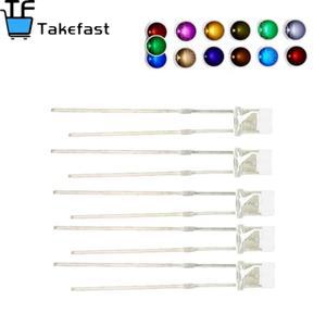 LED 플랫 탑 발광 다이오드 UV 핑크 RGB 적외선 이미터 IR 리시버 화이트 그린 레드 블루 옐로우 오렌지 퍼