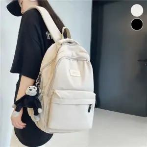 키링포함 백팩 방수원단 학생가방 책가방 대학생 심플