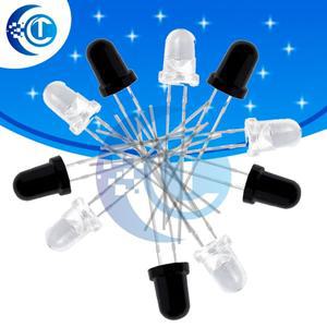 5mm 940nm LED 적외선 이미터 및 IR 수신기 다이오드 10쌍 301A