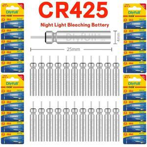 5-100PCS CR425 낚시 플로트 배터리 전자  액세서리  밝기 밤 빛나는