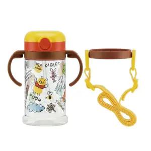 스케이터 푸 스케치 접이 스트로 머그 370ML유치원물통 빨대 물병 어린이 키즈 어린이집