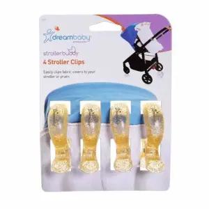 유모차 클립 4P 골드 담요집게 블랭킷 이불 천막 플라스틱 프라