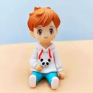 [하프클럽/](미니어처)흰색 자재 후드인형 남자 젝 20개