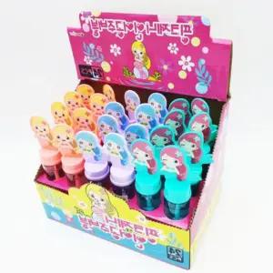 비누방울 스틱 놀이 세트 24개 대량비눗 인어공주 단 핑크제니 어린이용 체선물 단품 어린이집 답례