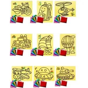 [하프클럽/]포일아트FOIL ART(B자동차)부품 12도안 60장