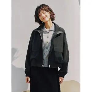 탑텐 TOPTEN 여성) 아웃포켓 하이넥 점퍼_MSF4JP2001 MSF4JP2001 191135