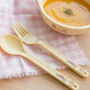 옥수수소재수저포크세트 재활용 아기 재생 위생 키즈숟가락 실리콘숟가락