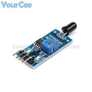 10pcs/1pc LM393 비교기 화염 센서 모듈 화재 원인 감지 보드 IR 적외선 수신기  전자 블록