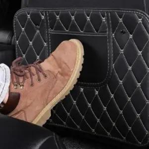 뒷자석 가죽 자동차 보호 포켓형 킥매트 차량용 시트보호킥매트 차량킥매트 킥매트