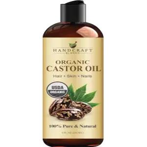 핸드크래프트 블렌드 캐스터 오일 8 Fl Oz 100 순수 및 천연 프리미엄 등급 캐리어 헤어 속눈썹 눈썹 바디