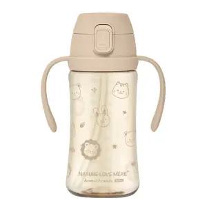 네이쳐러브메레 애니멀프렌즈 PPSU 원터치 빨대컵 300mL