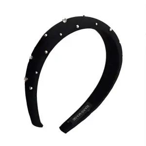 [골드스마일]여성 보석 스터드 헤어밴드 머리띠 머리장식 럭셔리헤어밴드