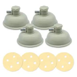 스트라텍 간섭파 도자컵(암) 6.5cm 1조(4개)+A타입 간섭파 스펀지 원형(구멍있음) 6.5cm 1조(4개)