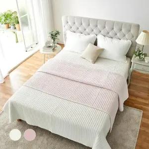 (화이트) 하모니 극세사 모달 워싱 이불 양면 스프레드 S (160210)