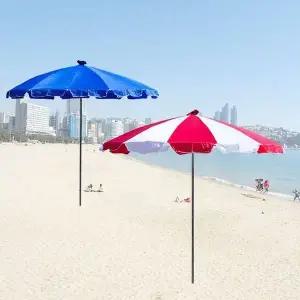 [하프클럽/셀러허브_여성트랜드패션]편의점 비치 야외 원형 우산 접이식 중