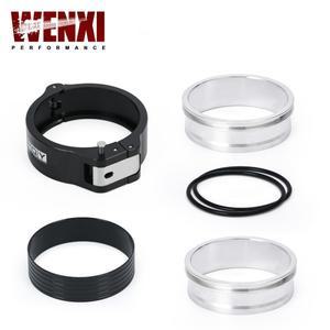 호환상품 알루미늄 HD V 밴드 클램프 및 플랜지 시스템 어셈블리 라디에이터 호스 터보 덤프 파이프용 2.5