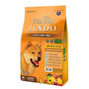 슈슈 진도 10kg 슈퍼푸드 함유 진도견용 강아지사료