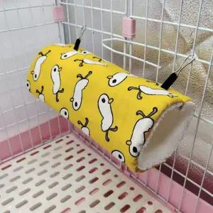 겨울 햄스터 주머니 터널 놀이터 은식처 2개 대형