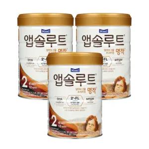 앱솔루트 명작 2FL 분유 2단계 800g 3캔