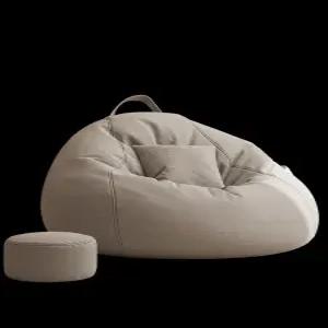 빈백소파 1인용 좌식 수면 무지 패브릭 인테리어 거실 침실 원룸 가구