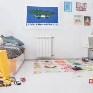 대형 패브릭 포스터 아기악어 S 벽장식 인테리어그림 가림천 테피스트리 인테리어액자