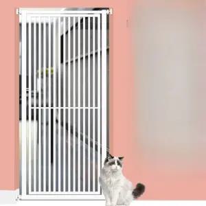 고양이 방묘문 안전문 출입문 구성 펜스 방묘창 캣도어