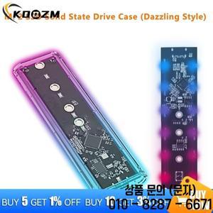 NVME PCIE NGFF SATA M/ B 키 SSD 디스크용 투명 하드 드라이브 인클로저 케이스 M.2 USB C