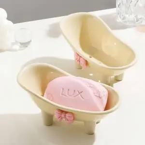 ( )배수구형 욕조 비누 받침 거치대 세면대 수납 케이스 욕실 정리 보관함