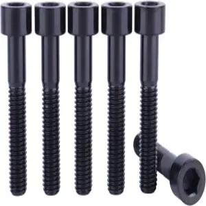 UHDFBDHF 티타늄 M6x35mm 볼트 앨런 헤드 자전거 헤드셋 나사 팩 6개