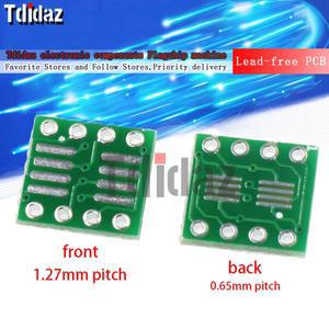 10pcs 무연 PCB 어댑터 보드 IC SMD-DIP so/msop/tssop/soic/sop8-dip8 와이드 바디 좁은 바디 8pin