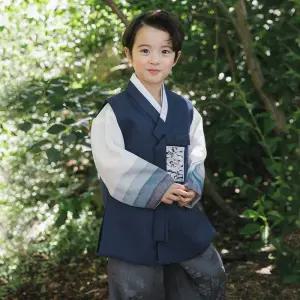 소담예인 전통 아동 한복 하늬라온 남아 설빔 추석 명절 세트