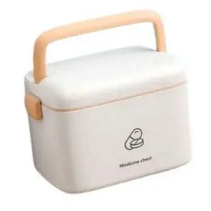 소형 구급함 상비약약통 화이트 2단 다용도