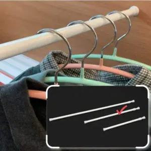 [콩심팥심]무타공 압축봉 틈새 걸 1개 옷 미니 40 70cm 봉